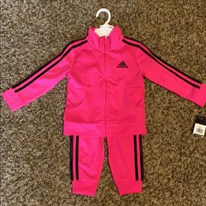 Toddler Girls Adidas Track Set